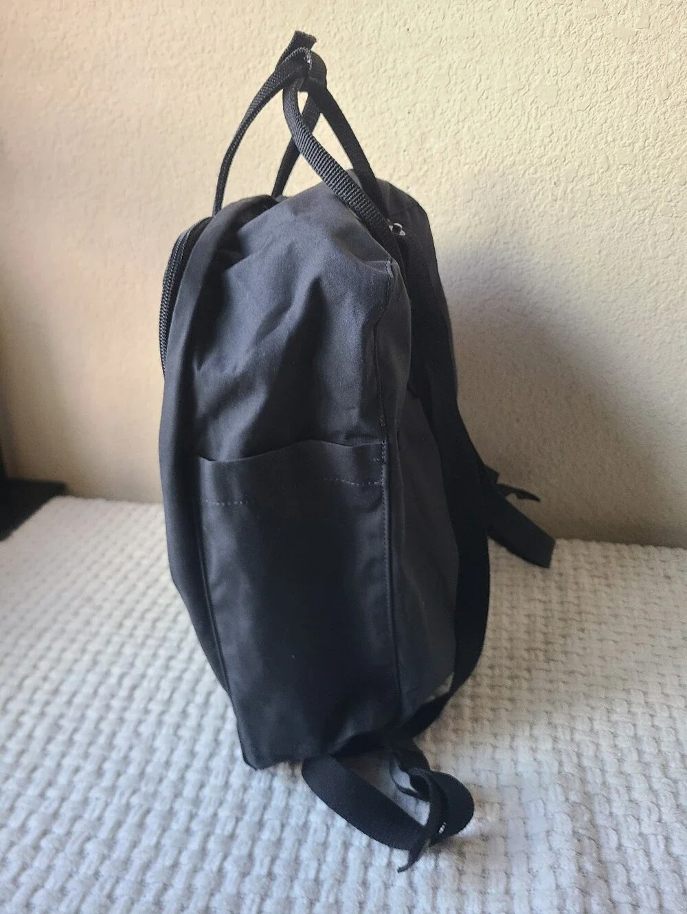 Fjallraven Classic Black Grey Backpack